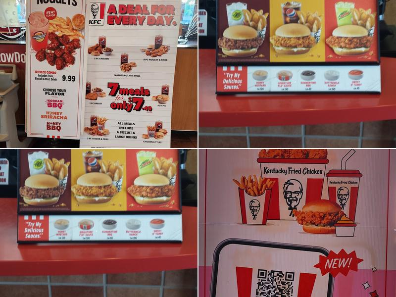 KFC Menu