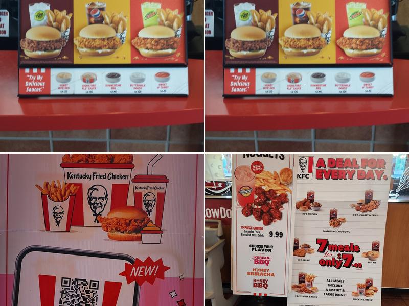 KFC Menu