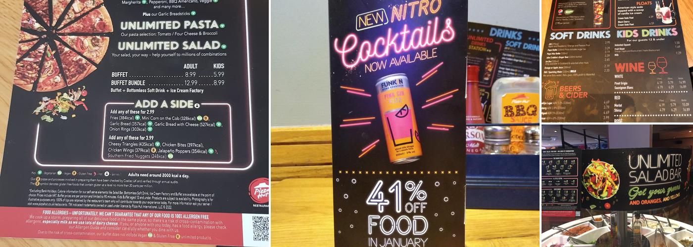 Pizza Hut Restaurants Menu