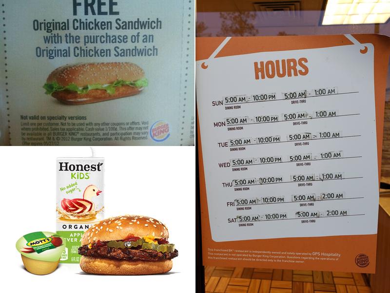 Burger King Menu