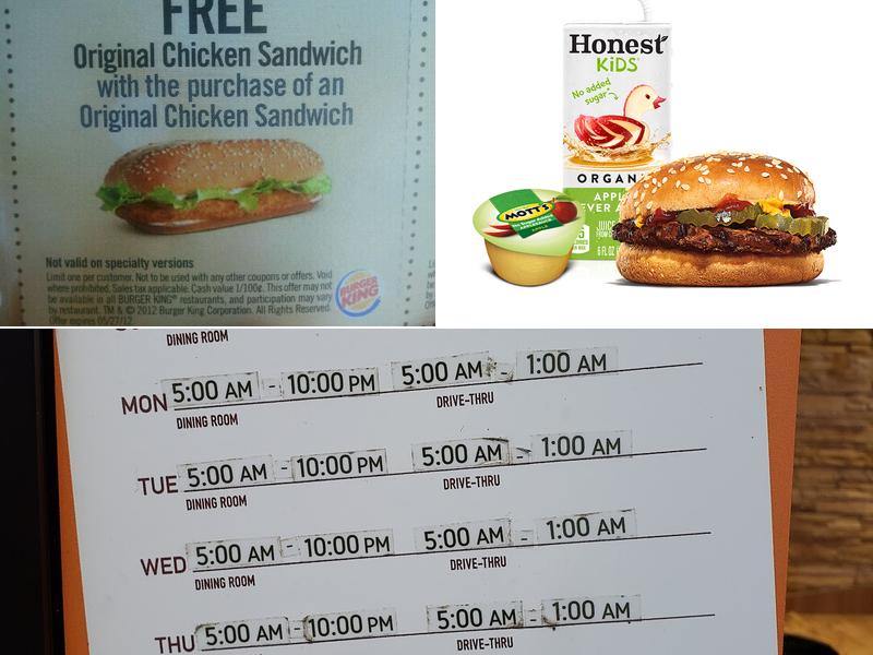 Burger King Menu