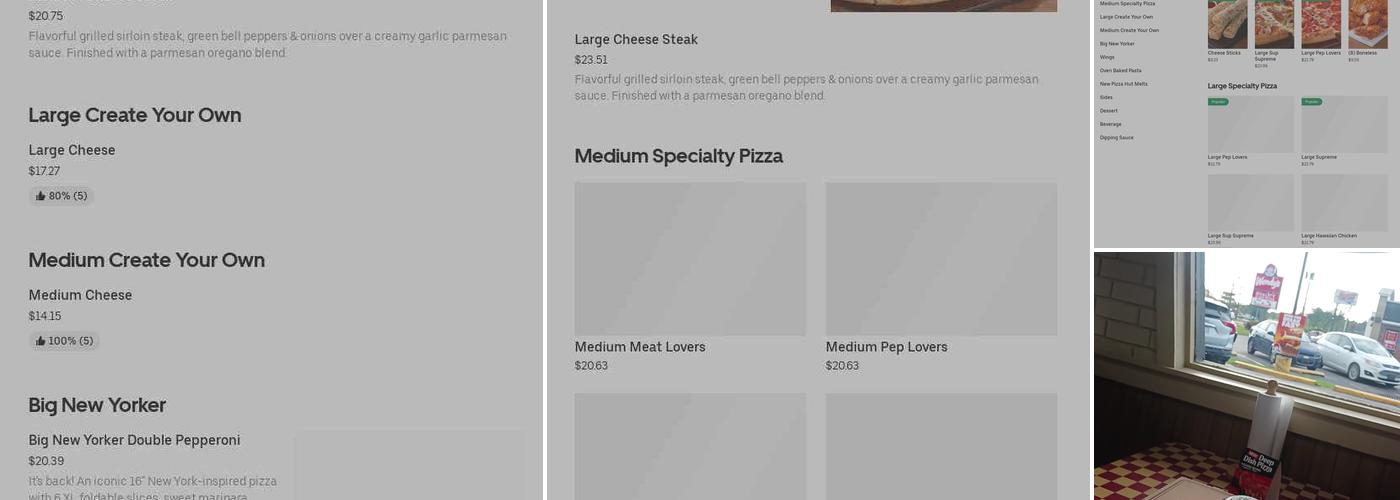 Pizza Hut Menu