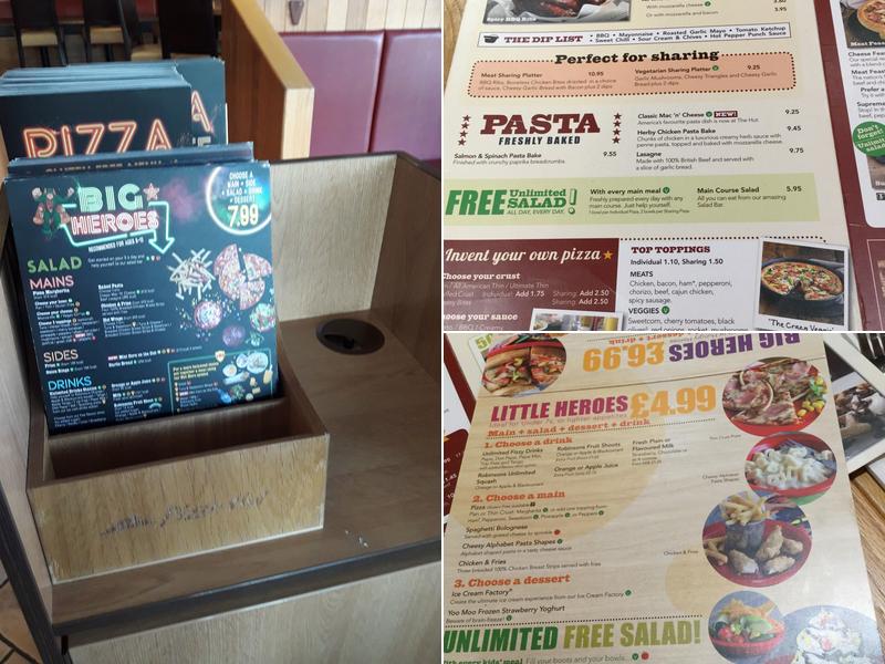 Pizza Hut Menu