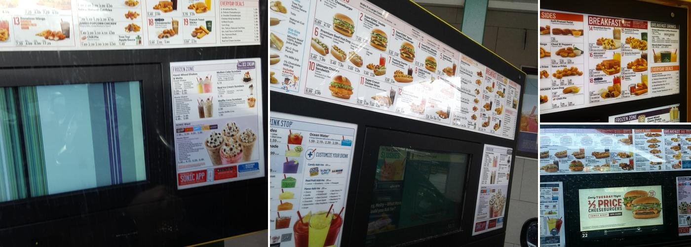 Sonic Drive-In Menu