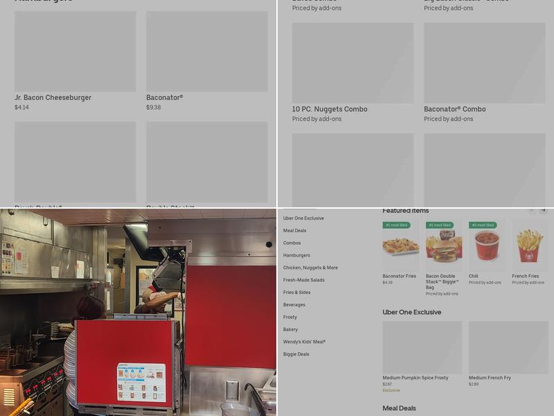 Wendy's Menu