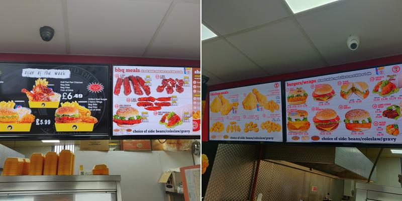 Chicken City Menu