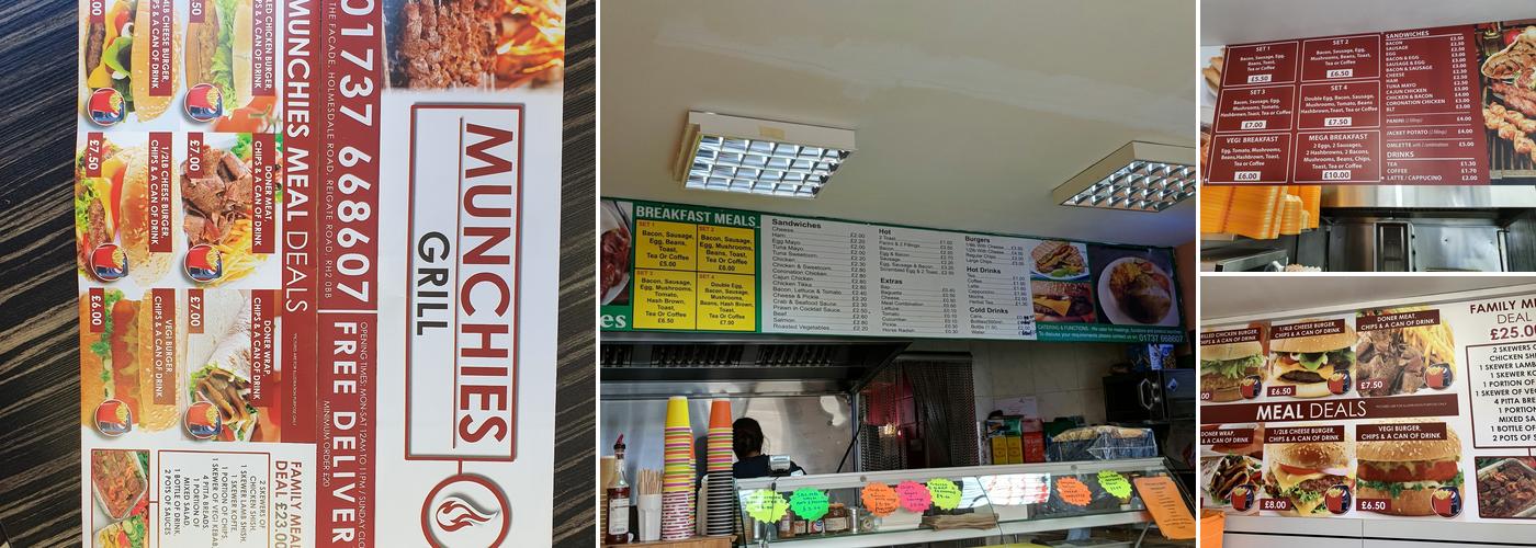 Munchies Cafe & Grill Menu