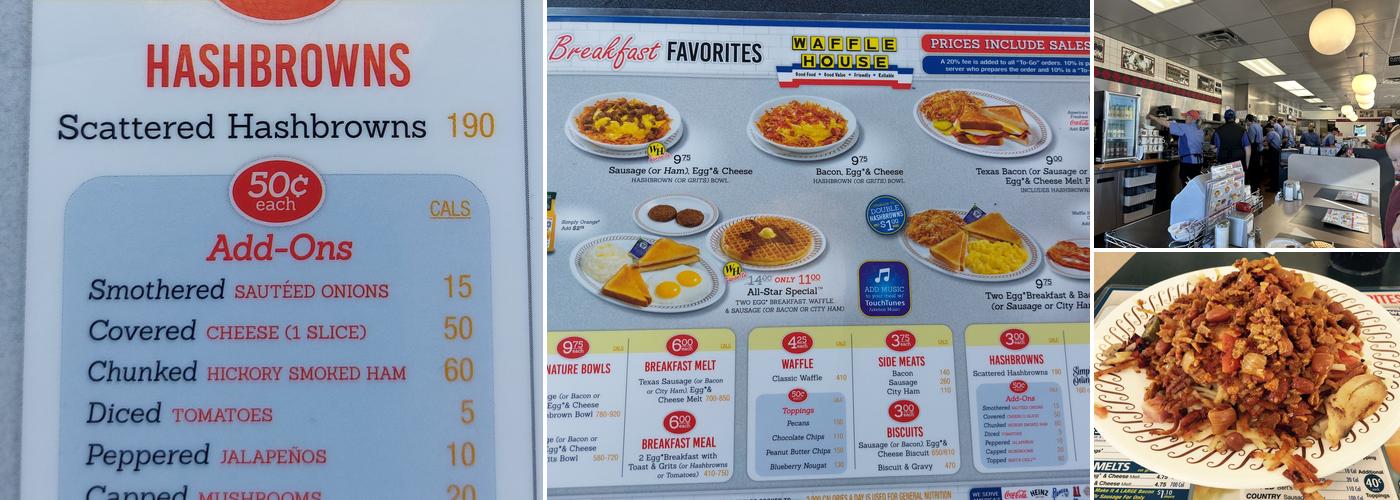 Waffle House Menu