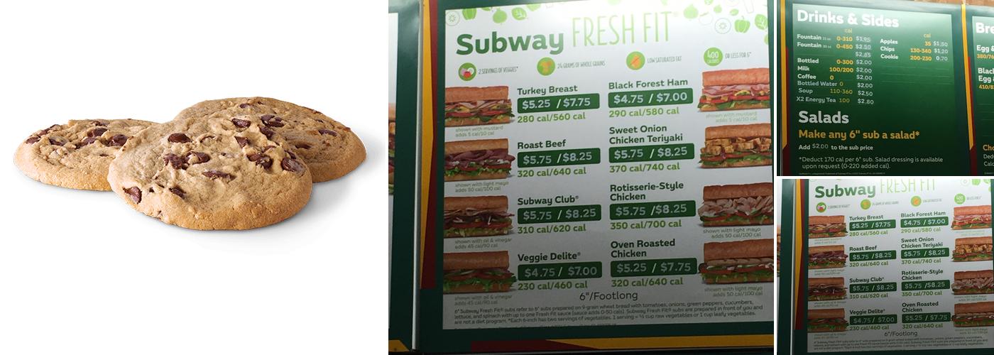 Subway Menu