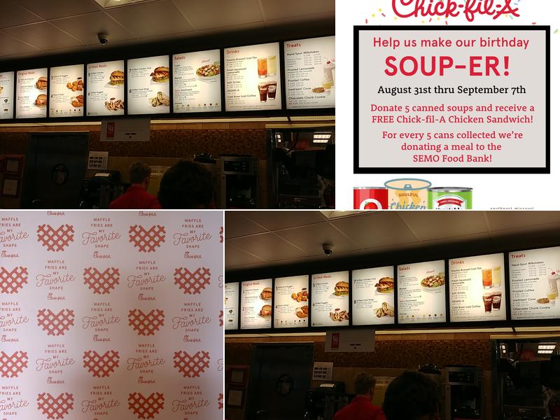 Chick-fil-A Menu