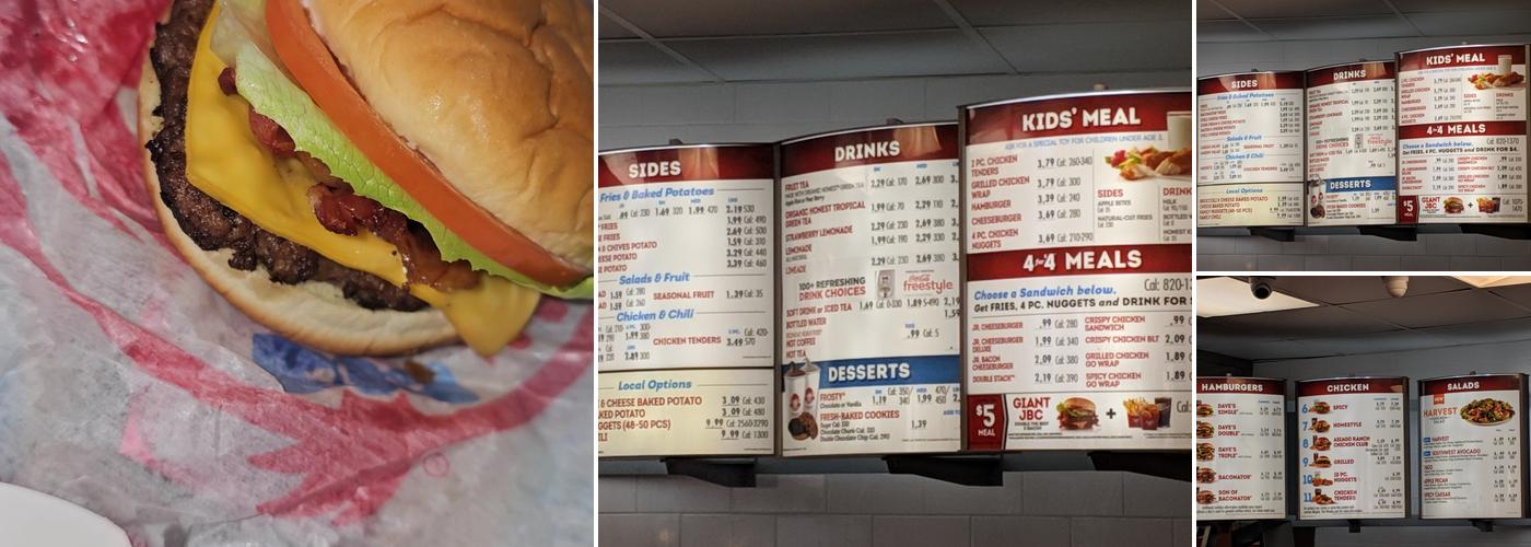 Wendy's Menu