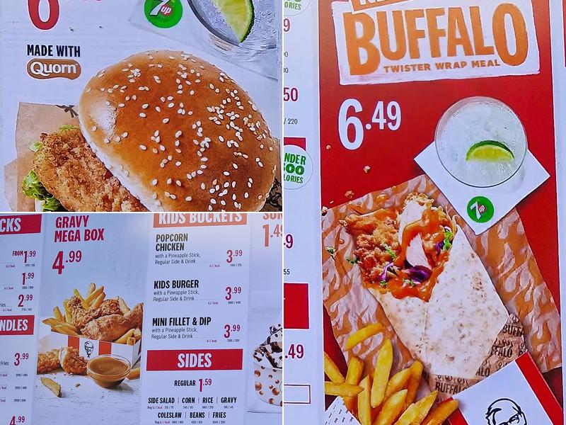 KFC Edinburgh - Kinnaird Park Menu
