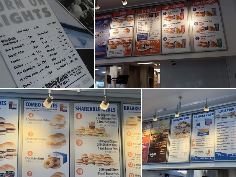 White Castle Menu