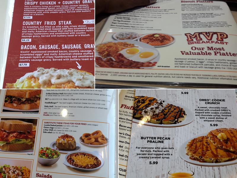 Huddle House Menu