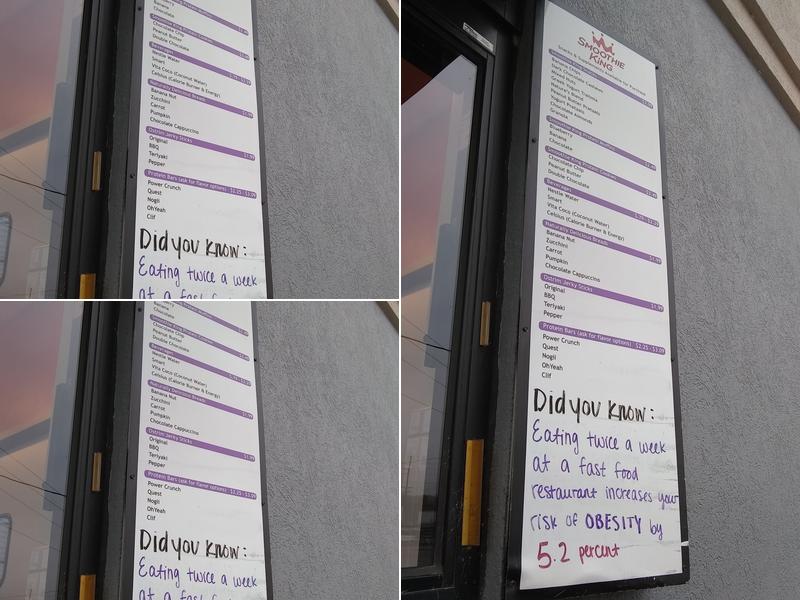 Smoothie King Menu