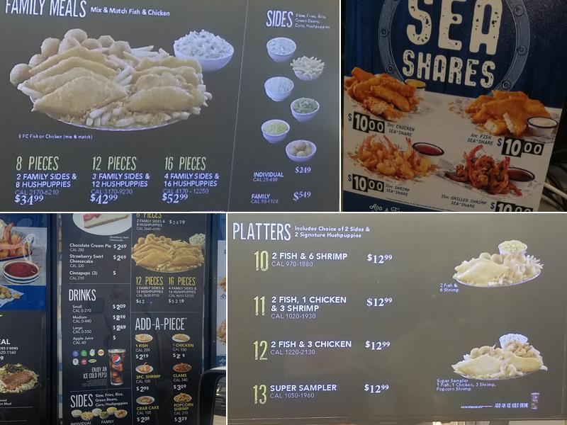 Long John Silver's Menu