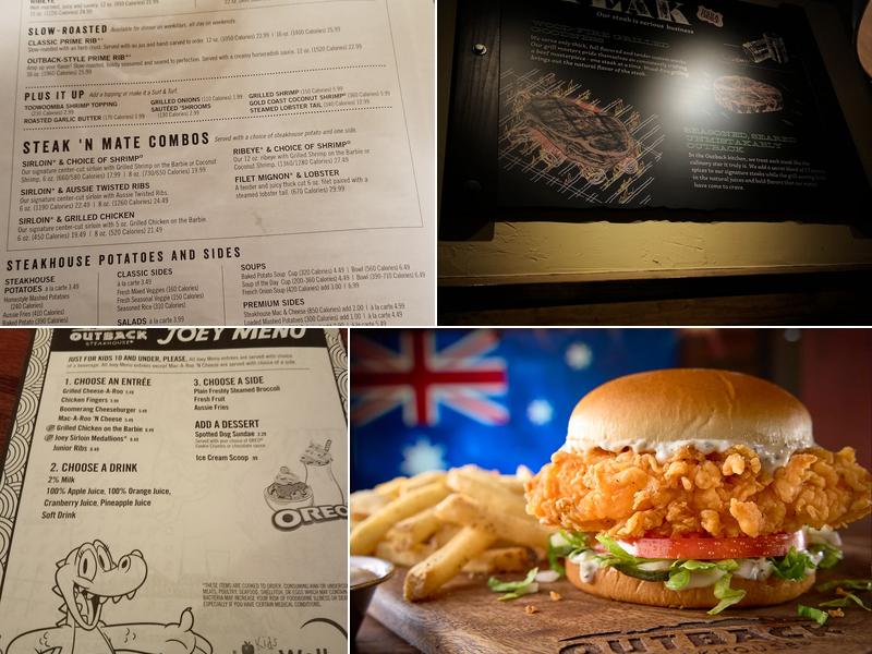Outback Steakhouse Menu