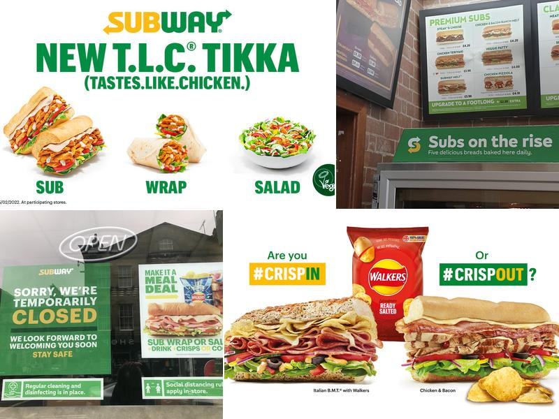 Subway Menu