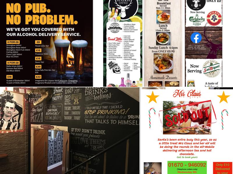 The Grand Station Lounge Menu