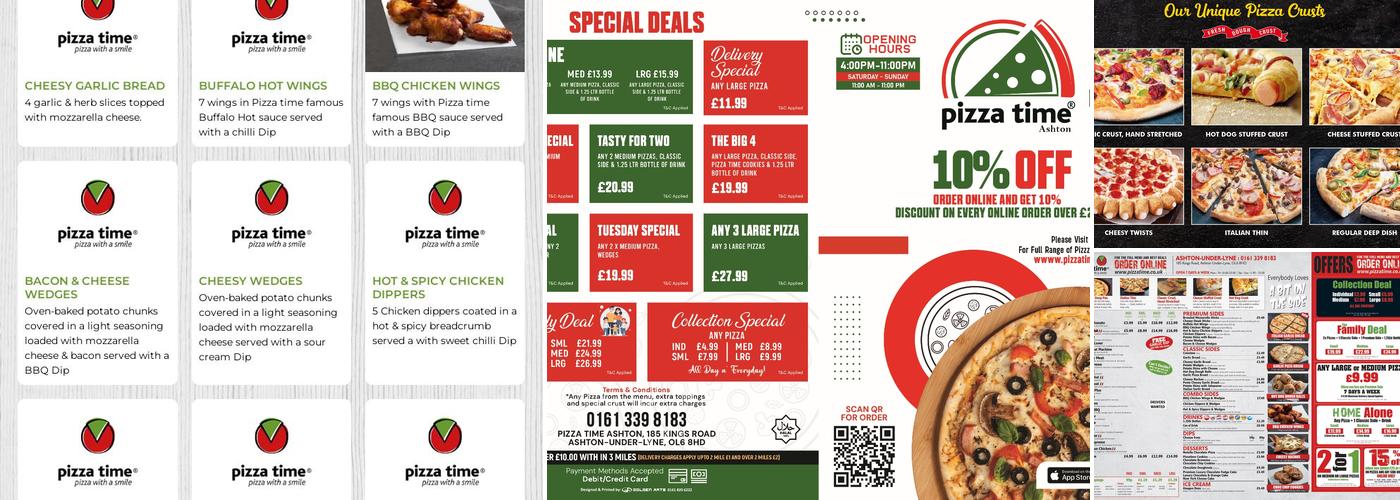 Pizza Time Menu