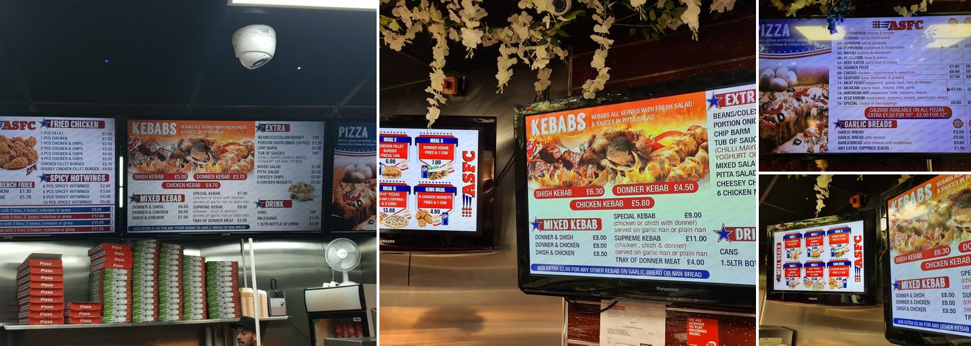 American Southern Fried Chicken Menu