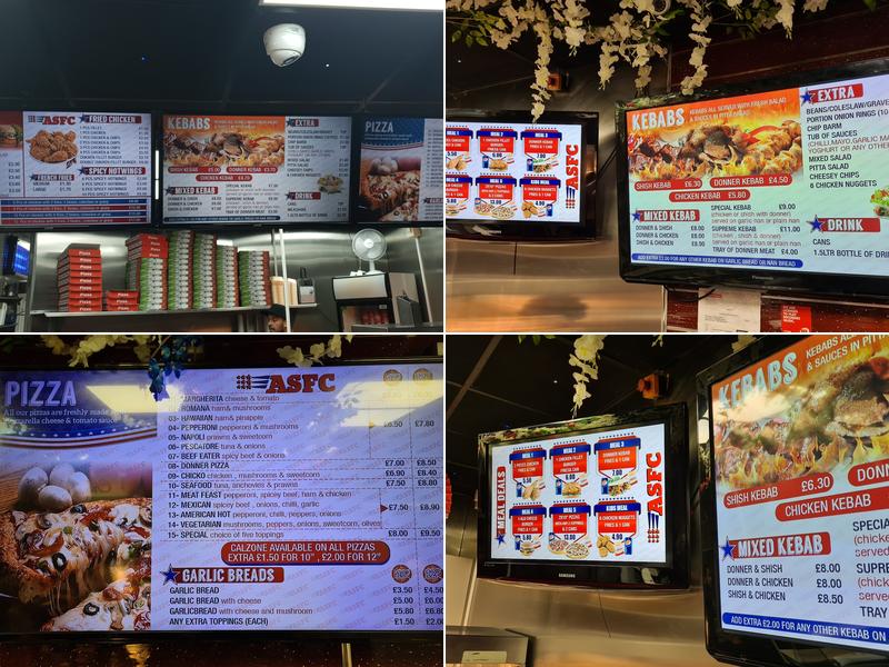 American Southern Fried Chicken Menu