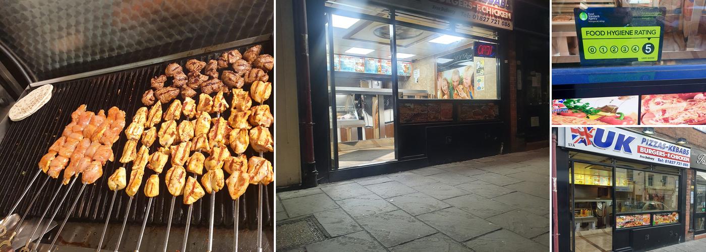 Uk pizza and kebabs