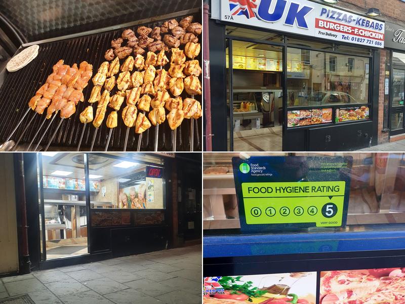 Uk pizza and kebabs