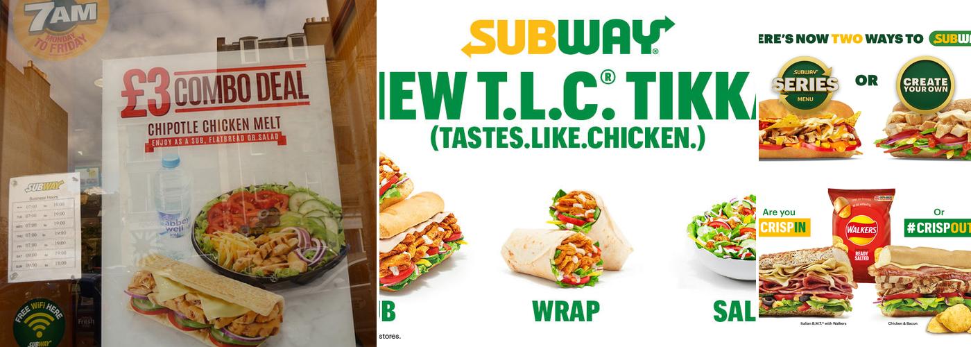 Subway Menu