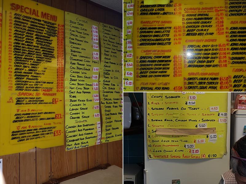 Bamboo House Chip House Menu