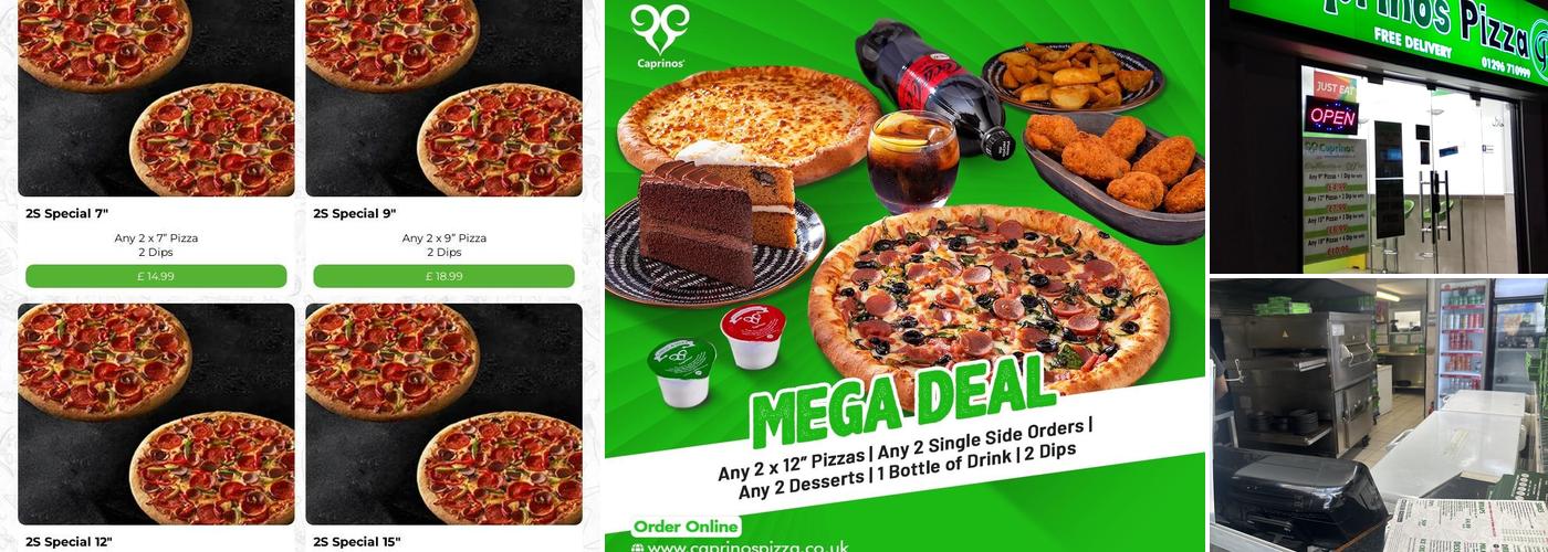 Caprinos Pizza Aylesbury Menu