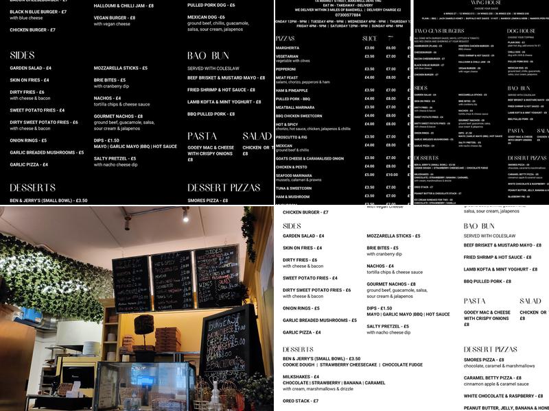 PIZZERIA BAKEWELL Menu