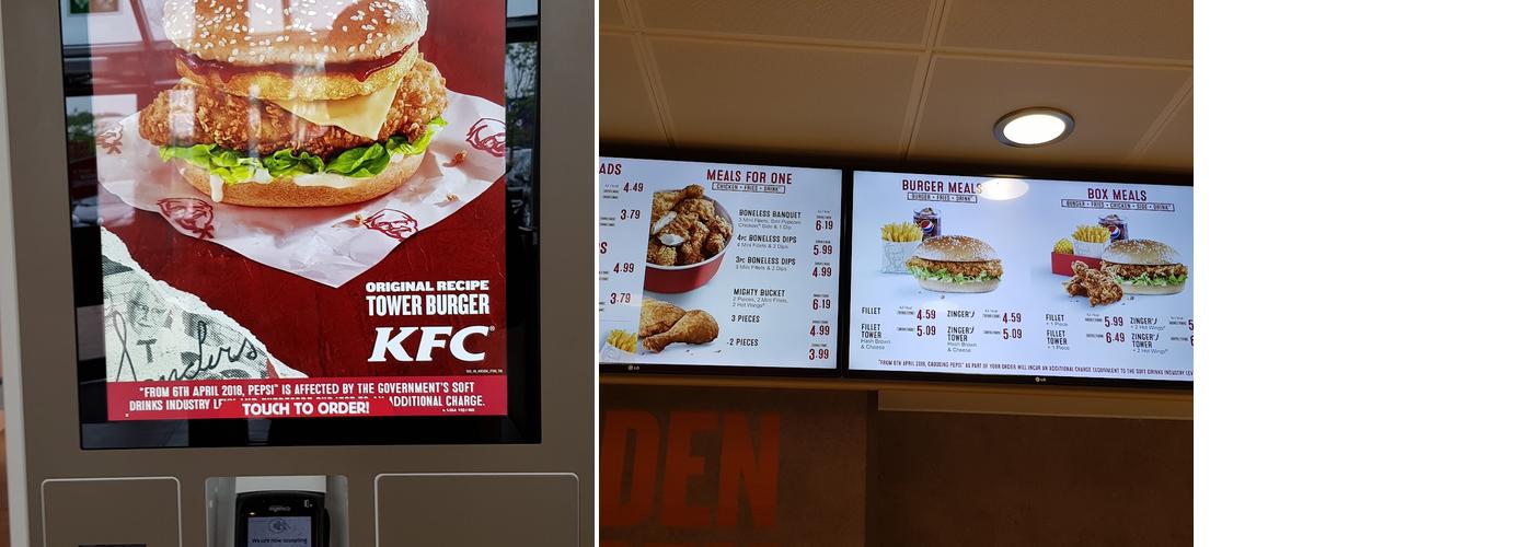 KFC Banbury Cross Retail Park Menu