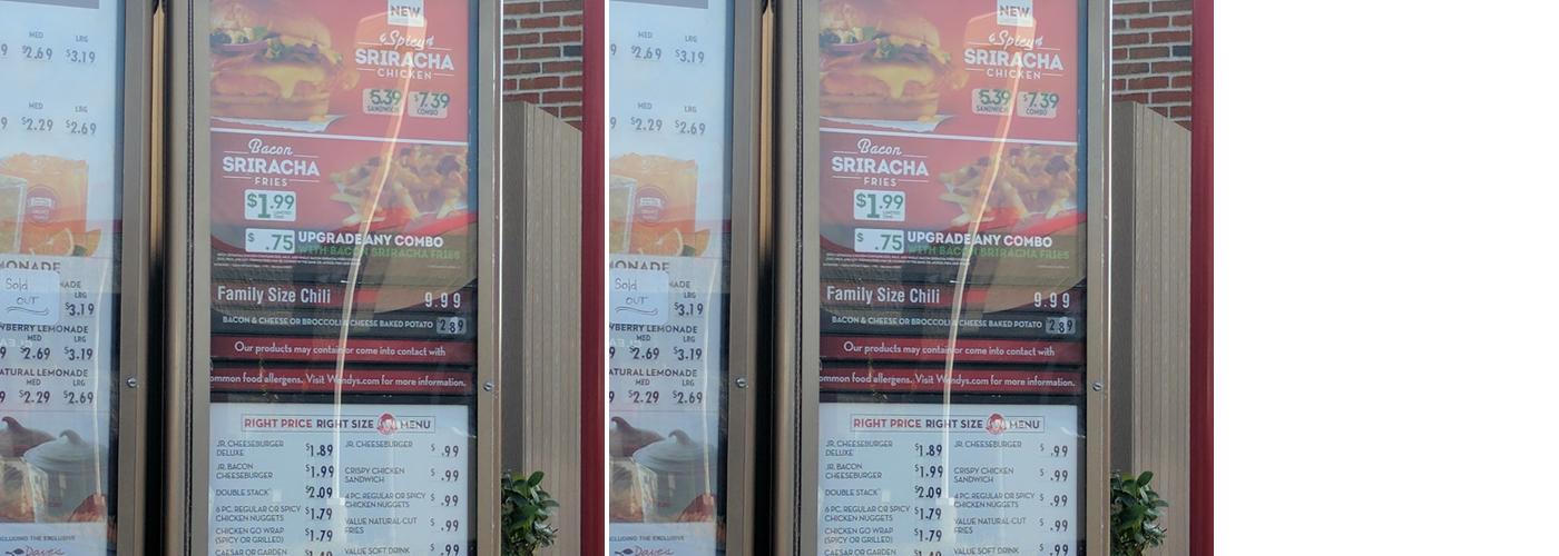 Wendy's Menu