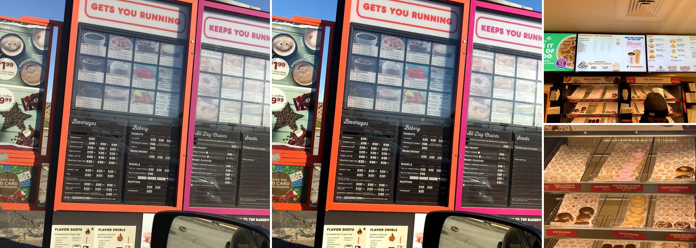Dunkin' Menu