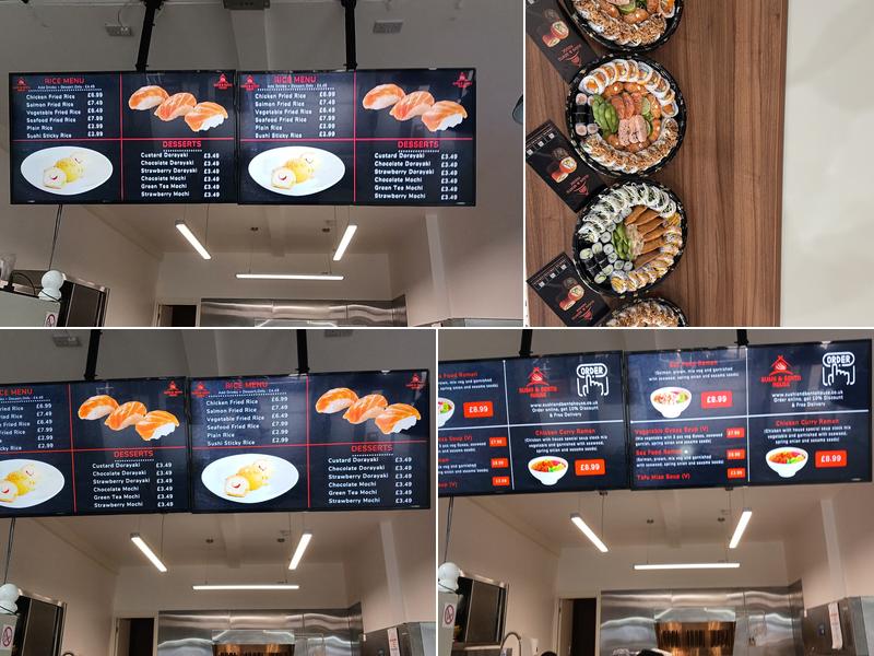 Sushi and Bento Basildon Menu