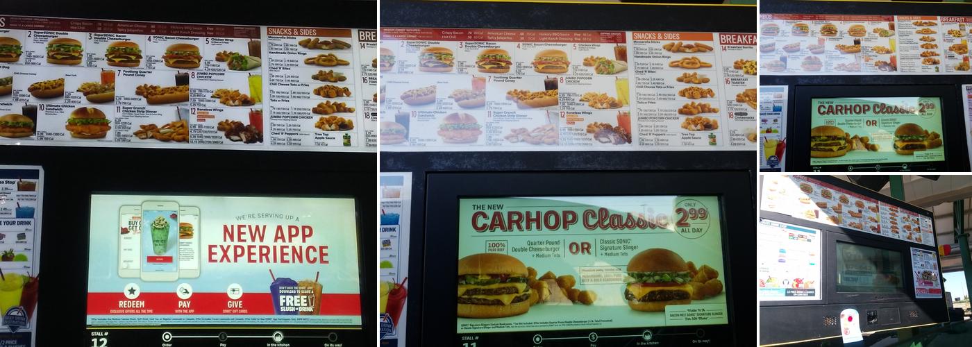Sonic Drive-In Menu