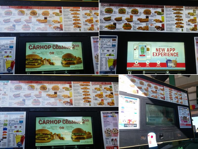 Sonic Drive-In Menu