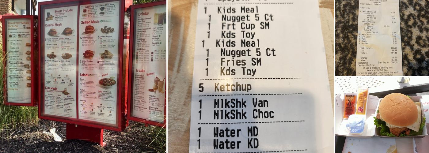 Chick-fil-A Menu