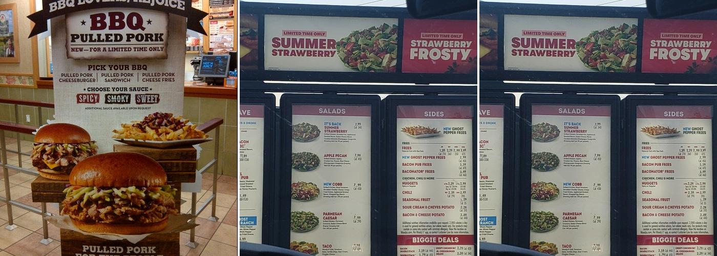 Wendy's Menu