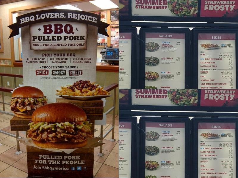 Wendy's Menu