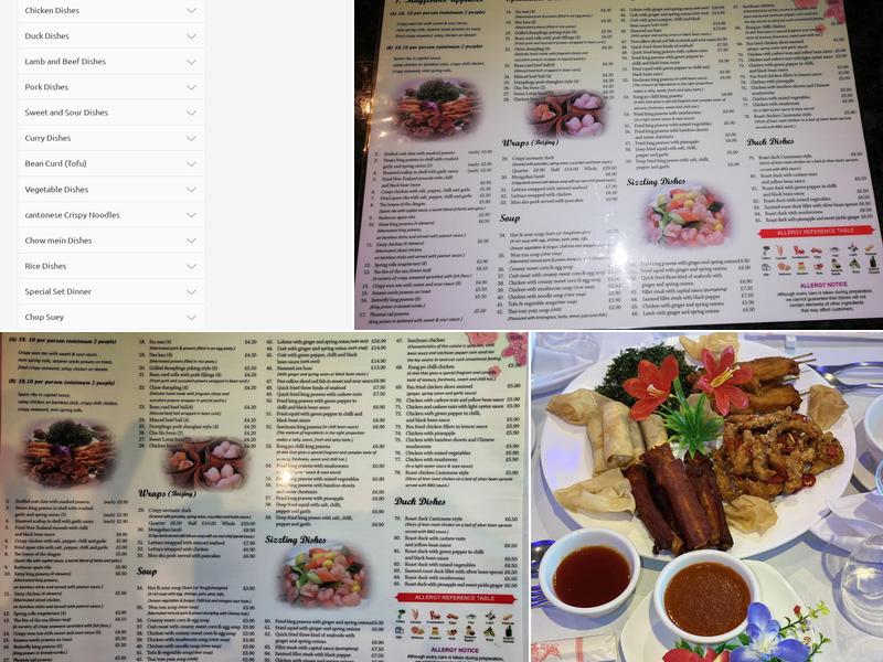 Mayflower Chinese Restaurant Menu