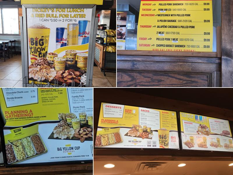 Dickey's Barbecue Pit Menu