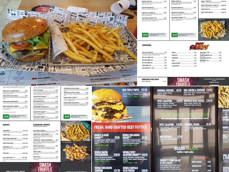 Smashburger Menu