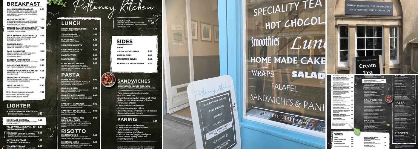 Pulteney Kitchen Menu