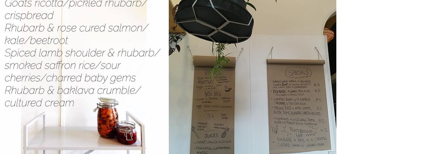 Twelve Triangles Menu