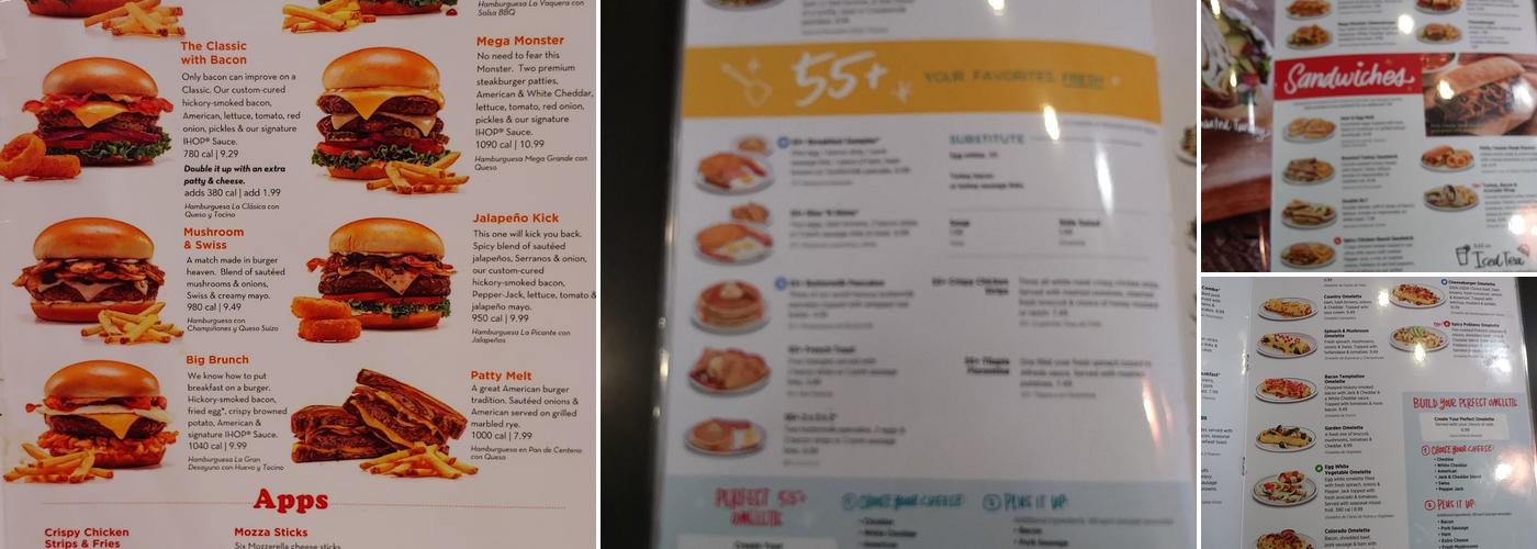 IHOP Menu