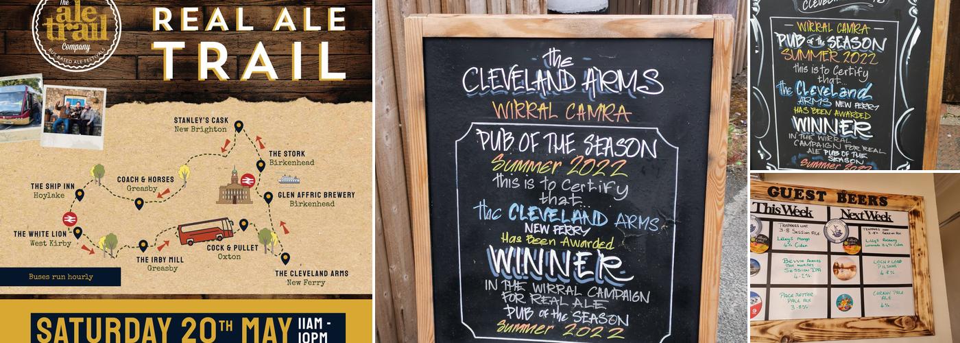 The Cleveland Arms Menu