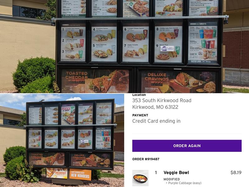 Taco Bell Menu