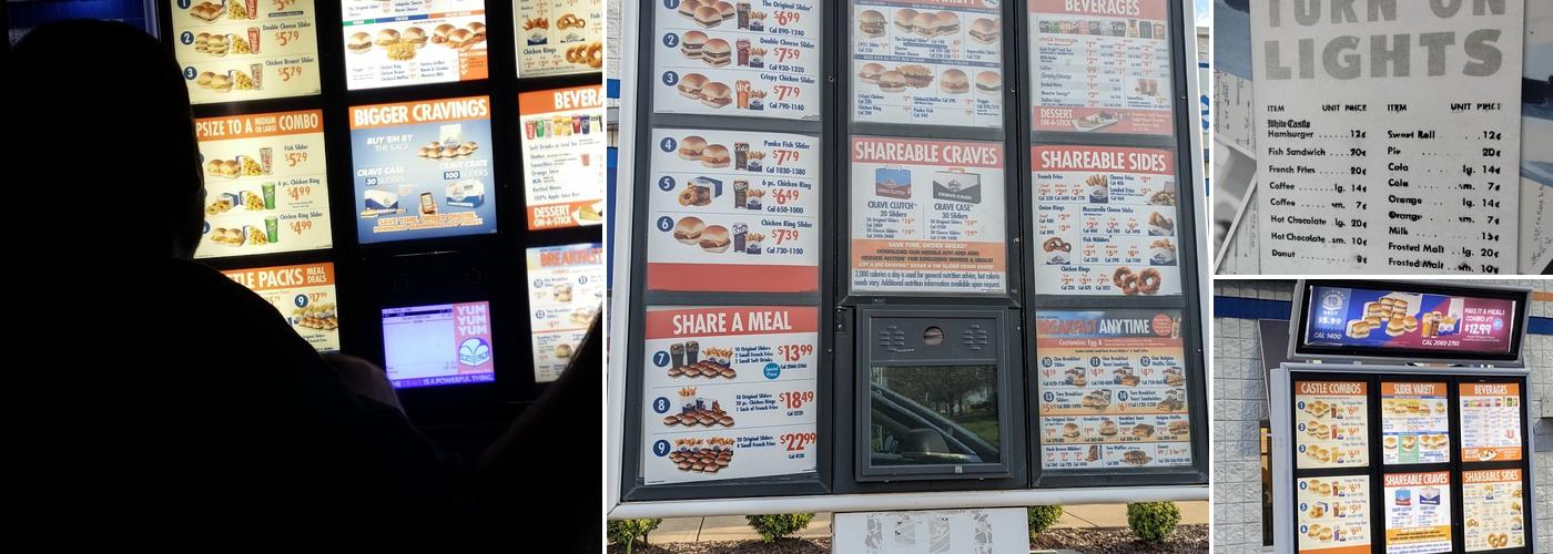 White Castle Menu